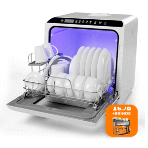 Máquina de Lavar Louça Portátil Haitech sem Conexão De Água + BRINDE SOMENTE HOJE !