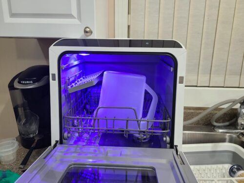 Máquina de Lavar Louça Portátil Haitech sem Conexão De Água + BRINDE SOMENTE HOJE ! photo review